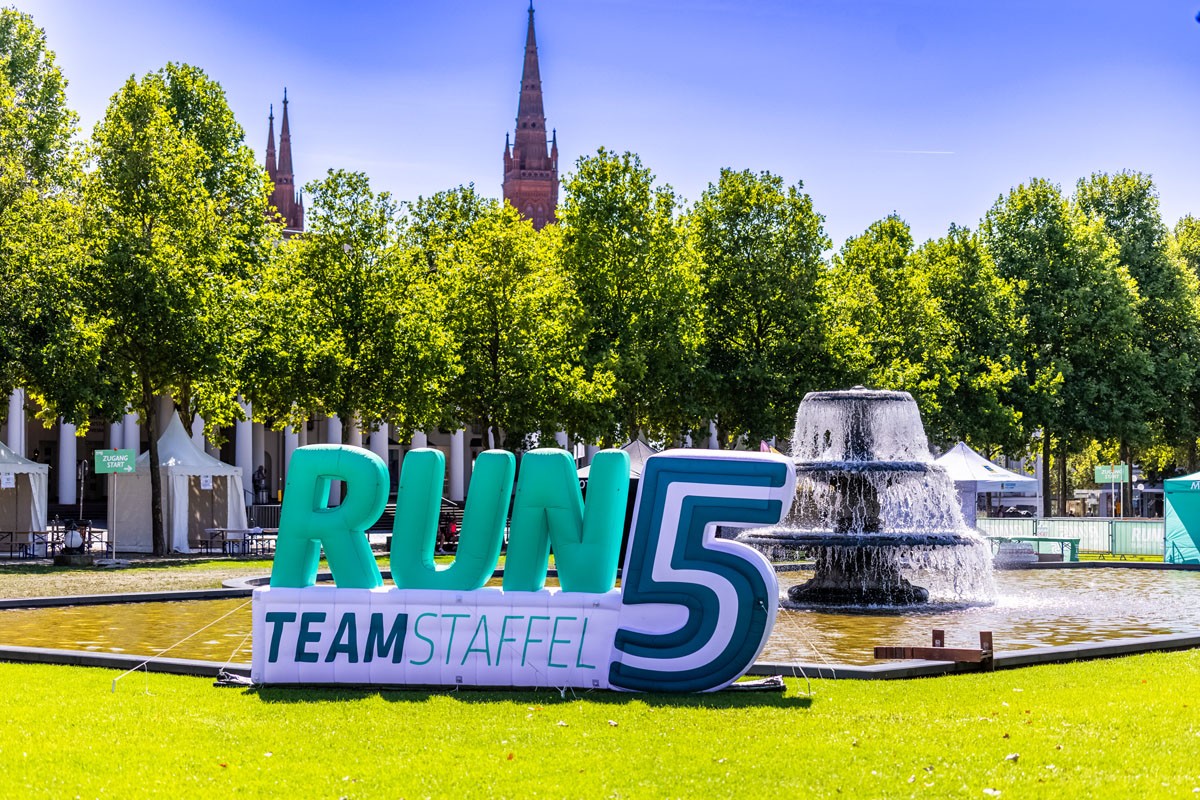 Die ersten Bilder der RUN5 TEAMSTAFFEL Wiesbaden #teamgeisterleben